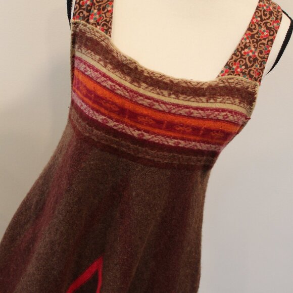 Free People Floral/Wool Tank Top Size Medium - Picture 2 of 9